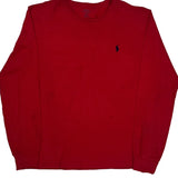 Polo By Ralph Lauren Long Sleeve T-Shirt - Large Red Cotton