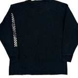 Museum Harley Davidson Spellout Long Sleeve T-Shirt - Small Black Cotton
