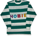 Hobie Single Stitch Long Sleeve T-Shirt - Medium Green Cotton