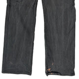 Dickies Carpenter Trousers - 36W 33L Black Cotton