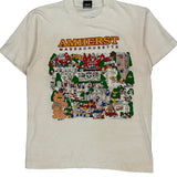 Screen Stars Graphic T-Shirt - Large White Cotton Blend