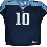 Tennessee Titans Reebok Nfl Football Jersey - 2XL Navy Polyester