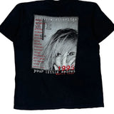 Your Little Secret World Tour 1996 Melissa Etheridge Single Stitch T-Shirt - Large Black Cotton