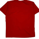 Tommy Jeans Spellout T-Shirt - Medium Red Cotton