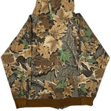 Gander Mountain Camo Jacket - Large Brown Cotton Blend