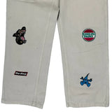 Stan Ray Carpenter Trousers - 28W UK 10 Cream Cotton