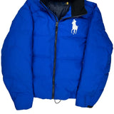 Polo By Ralph Lauren Puffer - Large Blue Polyester