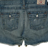 True Religion Denim Shorts - 34W US 8 Blue Denim