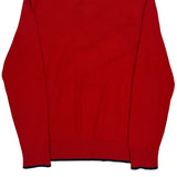 Tommy Hilfiger 1/4 Zip - Medium Red Cotton