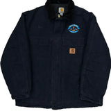 Carhartt Jacket - Large Navy Cotton