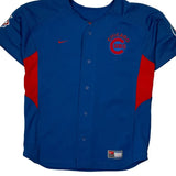 Chicago Cubs Nike Mlb Jersey - Large Blue Polyester