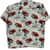 Pineapple Connection Graphic Hawaiian Shirt - Medium Multicoloured Viscose