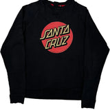 Santa Cruz Graphic Long Sleeve T-Shirt - Medium Black Cotton