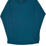 Capilene Patagonia Long Sleeve T-Shirt - Medium Blue Polyester