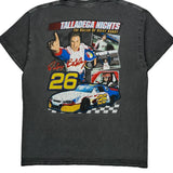 Ricky Bobby Nascar Graphic T-Shirt - Medium Gray Cotton