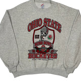 Ohio State Buckeyes Jerzees College Sweatshirt - XL Gray Cotton Blend