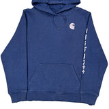Carhartt Hoodie - 2XL Blue Cotton