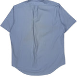 Ralph Lauren Checked Short Sleeve Shirt - Large Blue Cotton