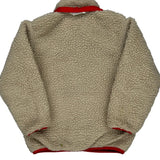 Age 4 Patagonia Fleece Jacket - XS Cream Polyester