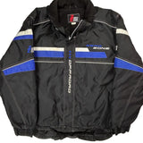 Zero Zone Graphic Ski Jacket - XL Blue Polyester