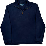 Polo By Ralph Lauren 1/4 Zip - XL Navy Cotton