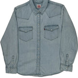 Levis Denim Shirt - XL Light Wash Denim