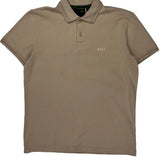 Boss Polo Shirt - Medium Beige Cotton