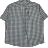 Monroe Ralph Lauren Checked Short Sleeve Shirt - XL Blue Cotton