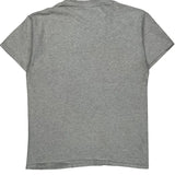 Flame Logo Thrasher Graphic T-Shirt - Medium Gray Cotton