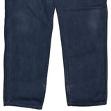 Dickies Carpenter Trousers - 36W 31L Navy Cotton