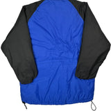 Adidas Striped Track Jacket - Large Blue Polyester