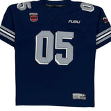 Fubu Football Jersey - 2XL Blue Polyester