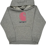 Age 6 Carhartt Hoodie - Small Grey Cotton Blend