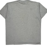 Single Stitch Screen Stars T-Shirt - XL Gray Cotton Blend