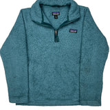 Age 10 Patagonia Fleece - Medium Blue Polyester