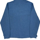 Polo By Ralph Lauren 1/4 Zip - Large Blue Cotton