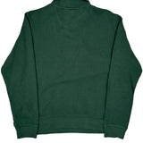 Carhartt 1/4 Zip - Large Green Cotton