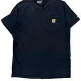 Force Carhartt T-Shirt - Large Black Cotton