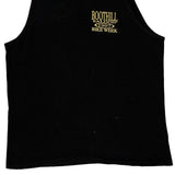Oneita Single Stitch Tank Top - Medium Black Cotton