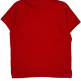 Ralph Lauren Slim Fit Polo Shirt - XL Red Cotton