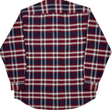 Tommy Hilfiger Checked Flannel Shirt - Small Blue Cotton