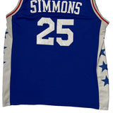 Philadelphia 76Ers Adidas Jersey - 2XL Blue Polyester