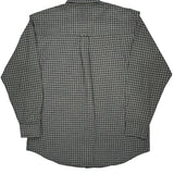 Chaps Ralph Lauren Checked Shirt - Large Gray Cotton