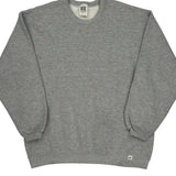 Made In USA Russell Athletic Sweatshirt - Large Gray Cotton Blend