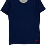 Polo By Ralph Lauren T-Shirt - Small Blue Cotton Blend