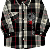 Age 2 Coogi Checked Flannel Shirt - 3XS Black Cotton
