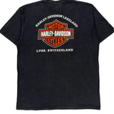 Trademark Lifestyle Harley Davidson Graphic T-Shirt - XL Black Cotton