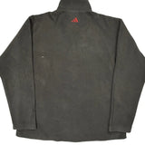 Adidas Fleece - Large Gray Polyester
