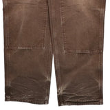 Carhartt Double Knee Carpenter Pants - 36W 32L Brown Cotton