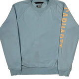 Carhartt Spellout Sweatshirt - Medium Blue Cotton